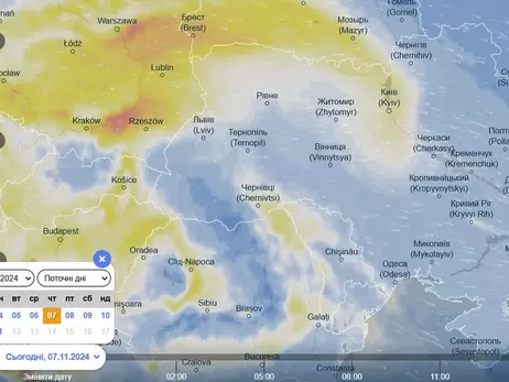 Хмара брудного повітря суне на Україну