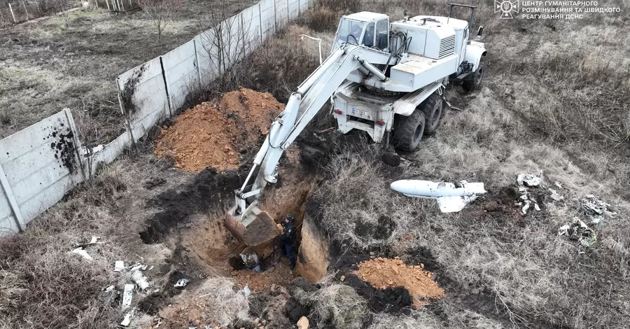 В Харькове обезвредили российскую ракету Х-59, которая не разорвалась после падения