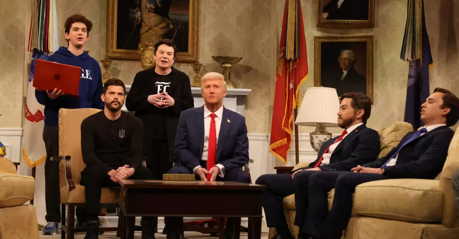 В эфире SNL спародировали спор Трампа и Зеленского - скетч собрал 10 млн просмотров в сутки 