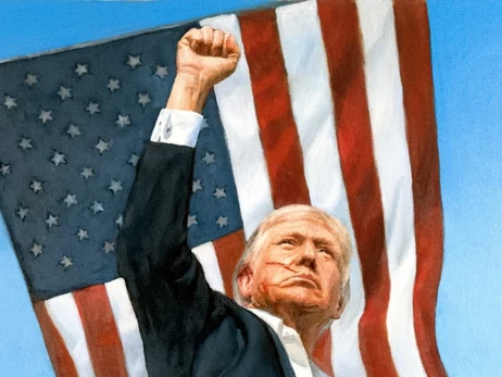 Російський художник розкрив таємницю портрета Трампа, який йому подарував Путін
