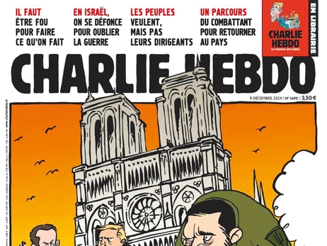 Charlie Hebdo подала до суду через фейкові обкладинки з Володимиром Зеленським