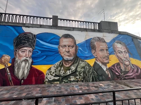 В Киеве во второй раз нарисовали мурал с генералом Залужным