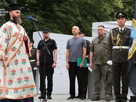 Митрополит Епифаний и Кирилл Буданов открыли первый в Украине Мемориал украинским разведчикам