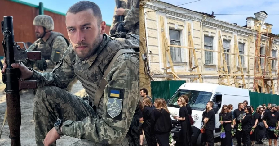 Пустовіт, Бенюк, Кисіль і Карпенко прийшли попрощатися із загиблим на фронті актором Юрієм Феліпенком