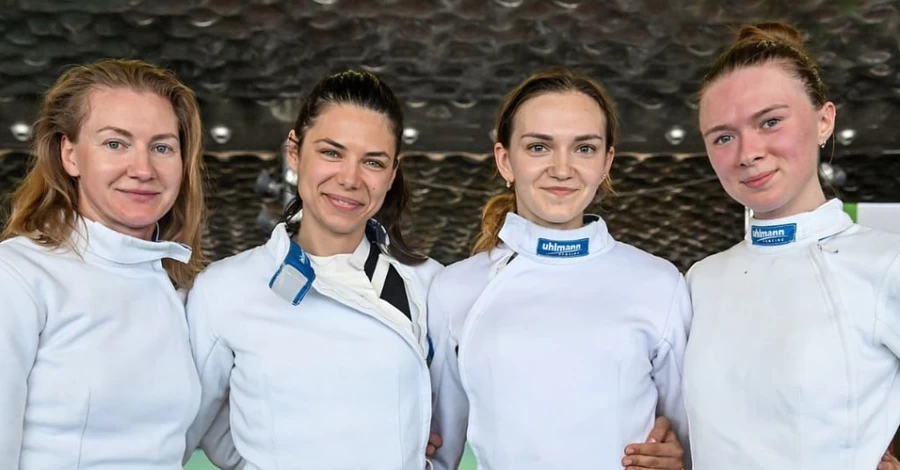 Украинские шпажистки впервые выиграли золото чемпионата Европы по фехтованию 