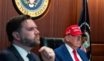 Дональд Трамп у момент атаки США на Іран