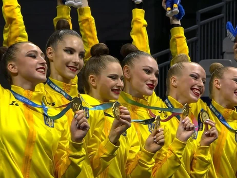 Украинские гимнастки впервые завоевали 
