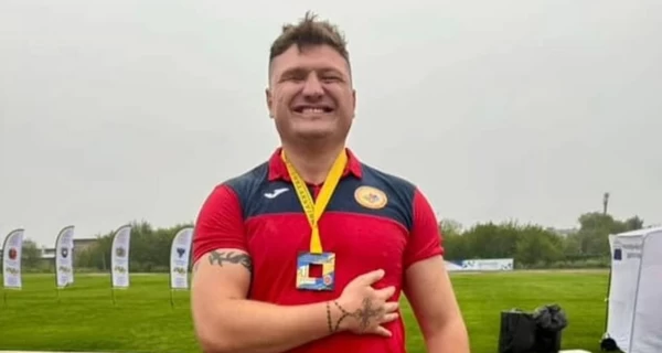 Незрячий ветеран стал чемпионом Украины по толканию ядра