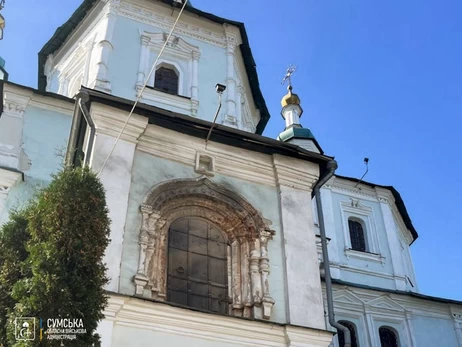 Російський дрон вдарив по центру Сум - пошкоджено Свято-Воскресенський собор