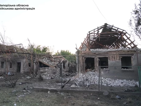 РФ вдарила по Запорізькому району, зруйновані будинки, відсутнє електропостачання