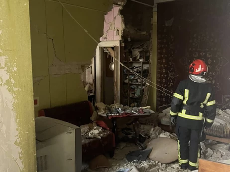 Во Львове из-за взрыва газа повреждены восемь квартир и госпитализирована женщина