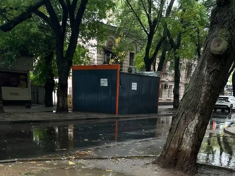 Одессу снова затопило - деревья падают, а улицы уходят под воду