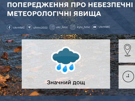 Жителей Киева и области предупредили о сильных ливнях - объявлен первый уровень опасности 