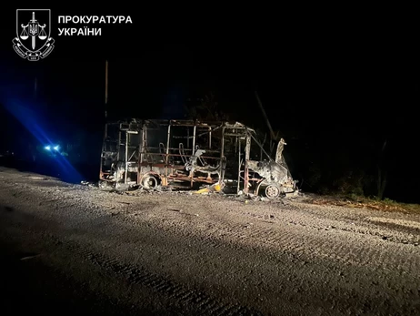 Удар по мікроавтобусу у Сумському районі: один загиблий, 13 постраждалих