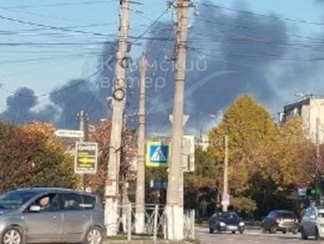 В Крыму произошла масштабная авария на Ленинской нефтебазе