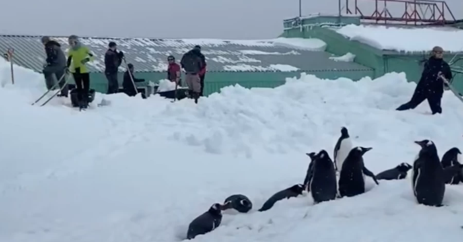 На українській станції