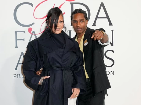 Рианна и A$AP Rocky вышли на красную дорожку впервые после рождения третьего ребенка