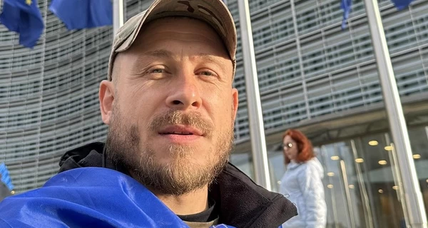 Ветеран Андрей Маджаров пешком одолел 1500 километров от украинско-польской границы до Брюсселя