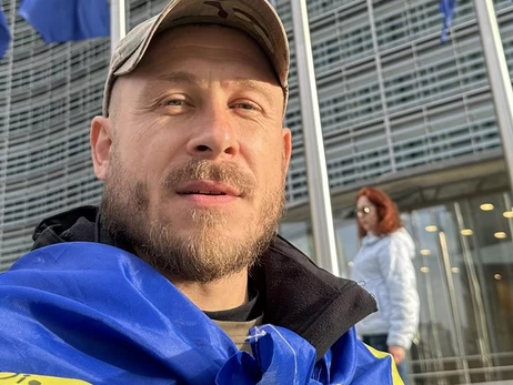 Ветеран Андрей Маджаров пешком одолел 1500 километров от украинско-польской границы до Брюсселя