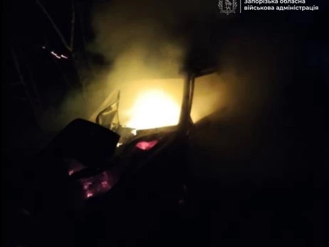 На Запорожье российский дрон атаковал гражданское авто - мужчина погиб, его жена в больнице