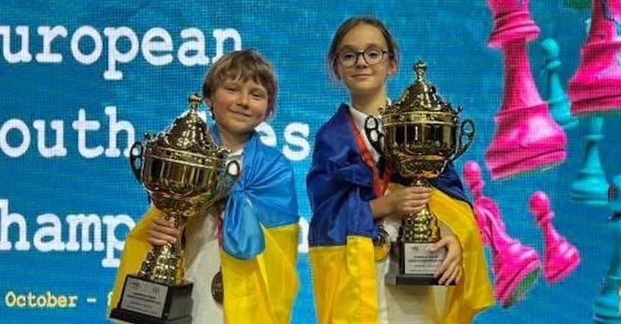 Юні шахісти з України завоювали дві золоті медалі на чемпіонаті Європи