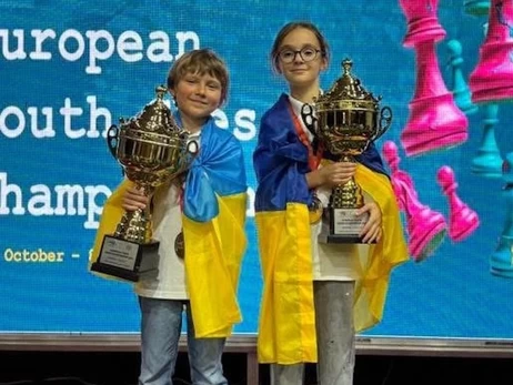 Юные украинские шахматисты завоевали две золотые медали на чемпионате Европы