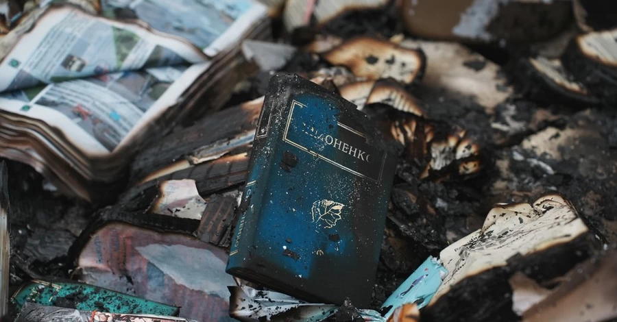 В Харькове в результате удара по предприятию сгорели книги украинских издательств