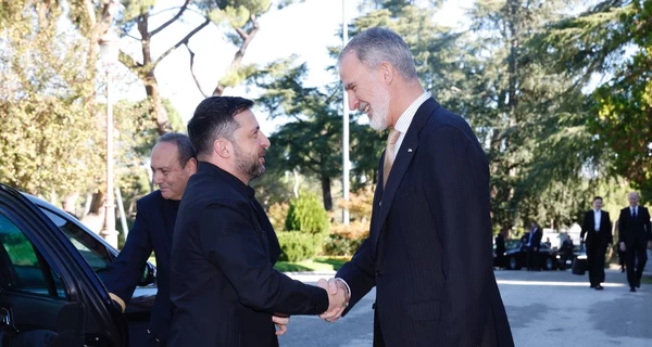 Зеленский встретился с королем Испании Фелипе VI