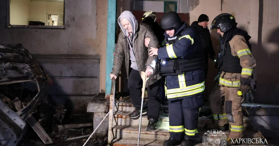 Россияне массированно атаковали Харьков дронами, среди пострадавших дети 9 и 13 лет