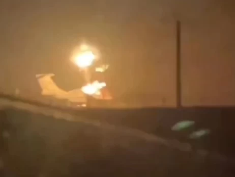 В Таганроге поражен экспериментальный самолет А-60, являющийся носителем лазерного оружия