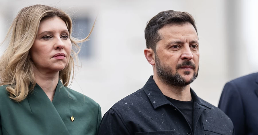 Зеленский второй раз за две недели прибыл в Париж — теперь вместе с супругой