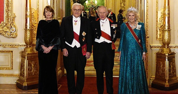 Король Чарльз устроил роскошный банкет для Штайнмайера - среди гостей Клаудия Шиффер и Ганс Циммер