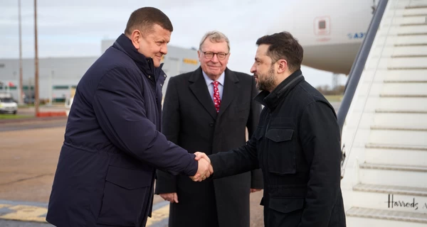 Зеленский прибыл в Лондон, откуда сегодня же отправится в Брюссель