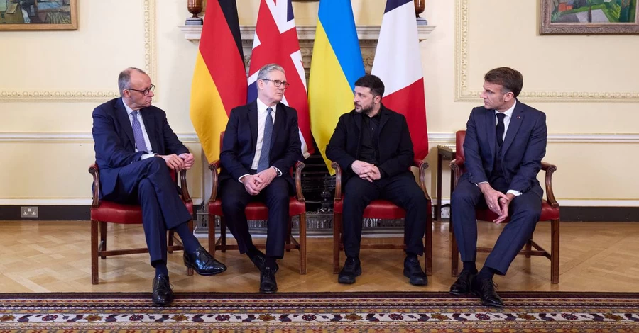 У Лондоні розпочалася зустріч Зеленського, Стармера, Макрона та Мерца