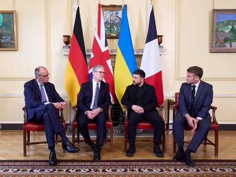 У Лондоні розпочалася зустріч Зеленського, Стармера, Макрона та Мерца