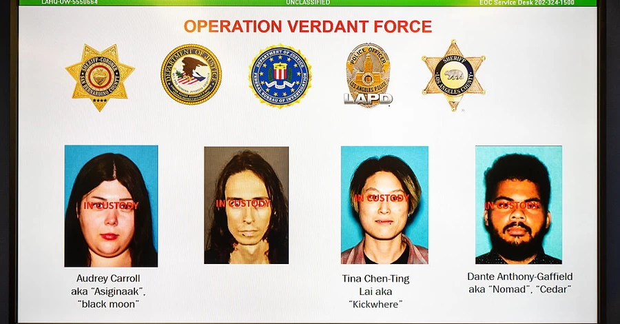 Крайне левые активисты готовили взрывы в Лос-Анджелесе перед Новым годом