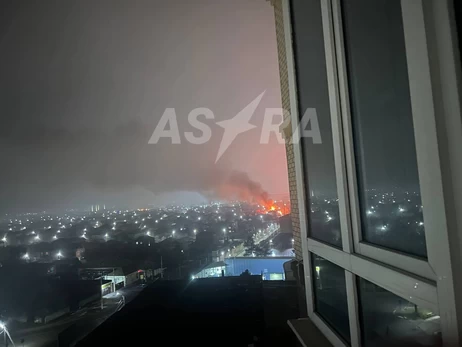 У Ростові дрон атакував танкер – судно горіло декілька годин