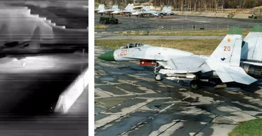 СБУ вразила два російські літаки Су-27 у Криму