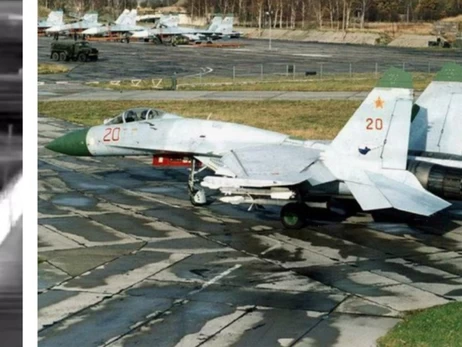 СБУ вразила два російські літаки Су-27 у Криму