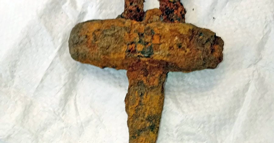 На Житомирщині батько з донькою випадково знайшли рідкісний меч часів Київської Русі