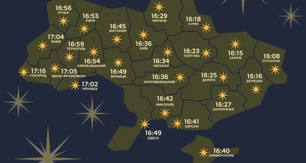 Первая звезда на Сочельник: когда взойдет в разных регионах Украины