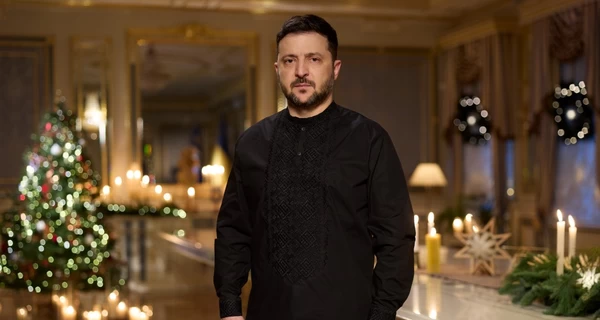 Президент Зеленський привітав українців з Різдвом та назвав росіян “безбожниками”