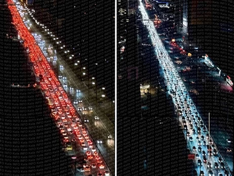 У Києві на Святвечір виникли затори та зросли ціни на таксі