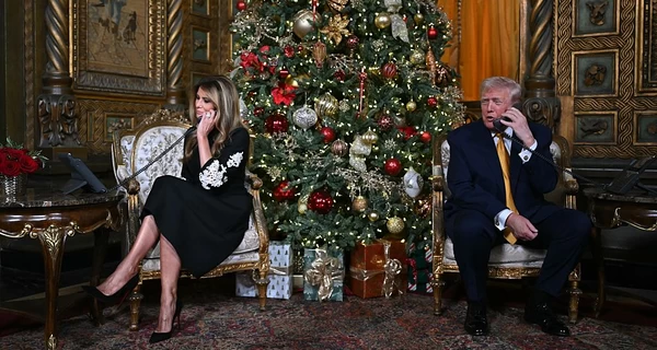 Трамп пообщался с детьми и поздравил с Рождеством всех, 