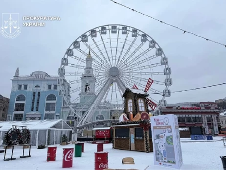 Прокуратура просить суд заборонити експлуатацію аварійного оглядового колеса на Контрактовій площі