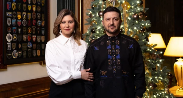 Зеленский поздравил украинцев с Новым годом - 