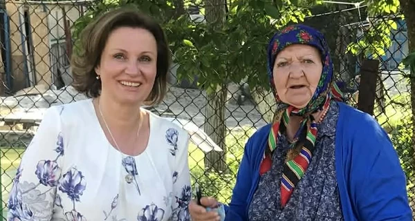 Исполнительница роли бабы Палажки из 