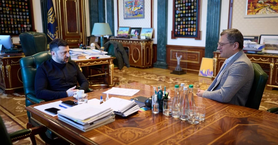 Зеленский на фоне волны назначений встретился с экс-главой МИД Дмитрием Кулебой