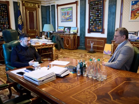 Зеленський на тлі хвилі призначень зустрівся з ексглавою МЗС Дмитром Кулебою