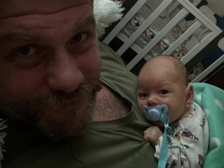 Актор-воїн Володимир Ращук вперше показав обличчя сина